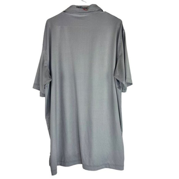 Peter Millar Summer Comfort Short Sleeve Polo in Grey Micro Houndstooth - Picture 5 of 5